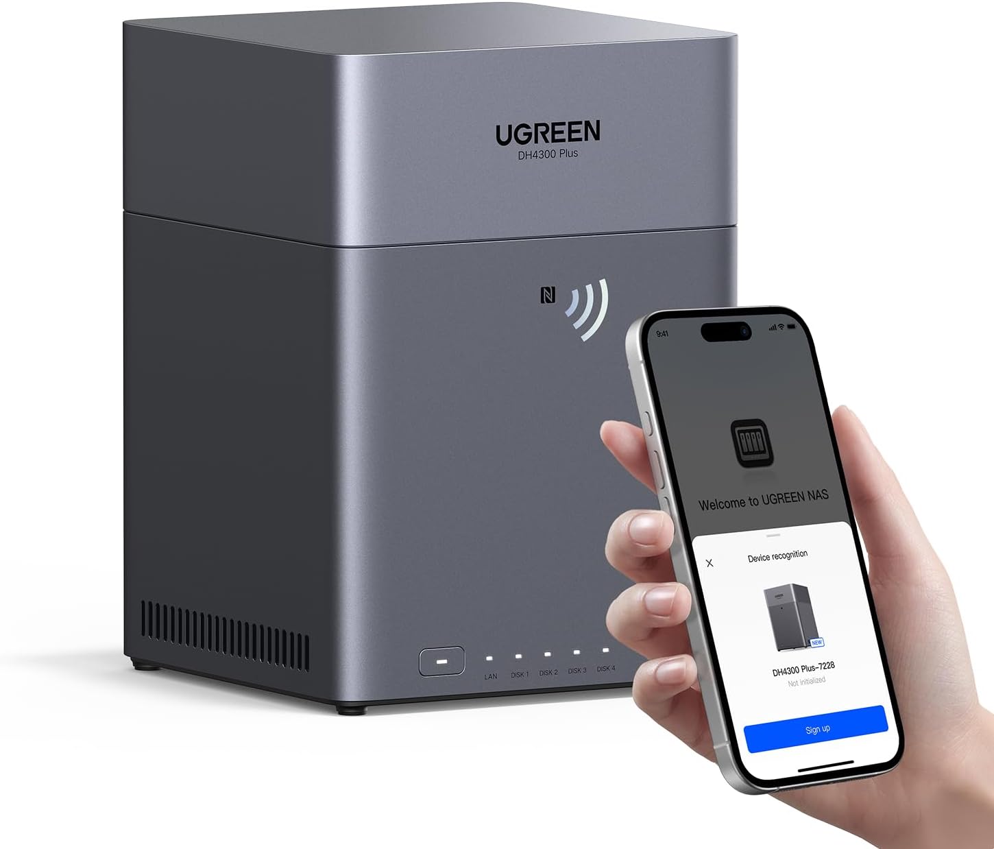 UGREEN NASync DH4300 Plus avec application mobile